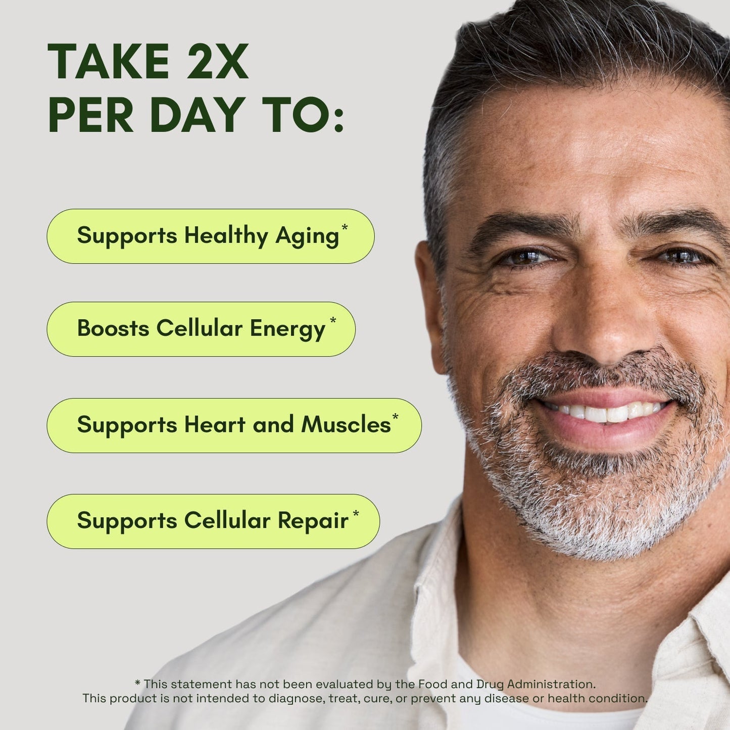High Purity NAD Supplement for Anti-Aging, Energy Supplements, Focus